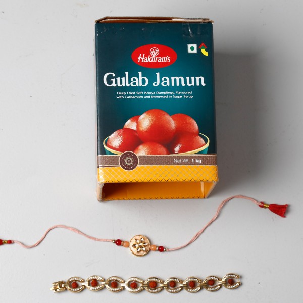 Gulab Jamun And Rakhi Set Of Two