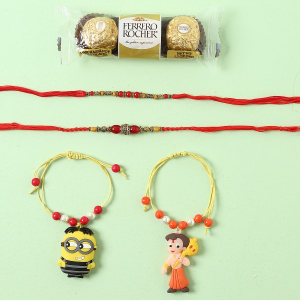 Rakhi And Ferrero Rocher Combo