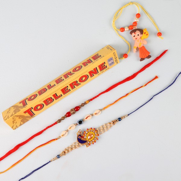 Designer Rakhis With Toblerone