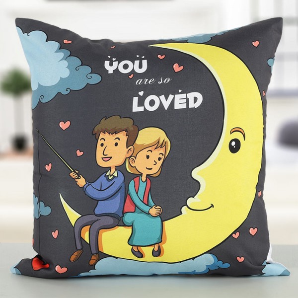 You Are So Loved Printed Cushion