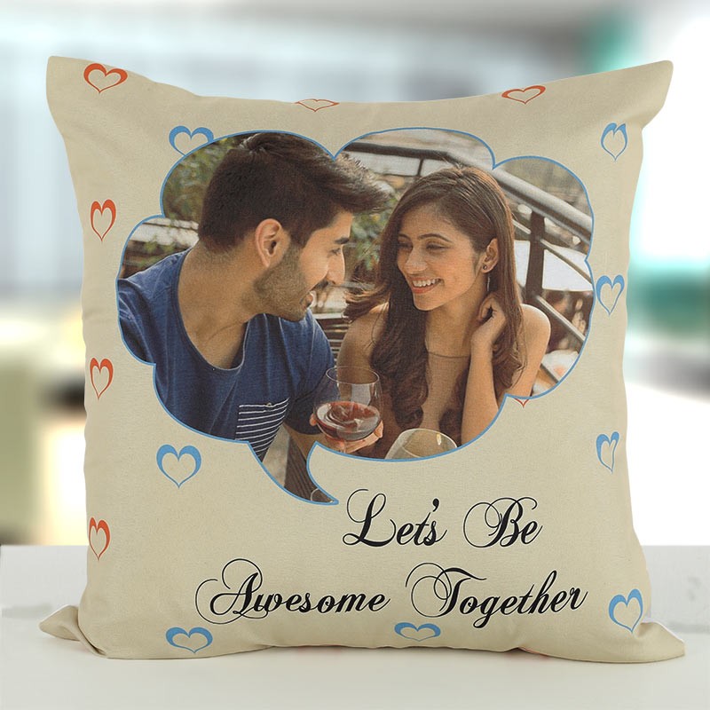 One Personalised Photo Cushion