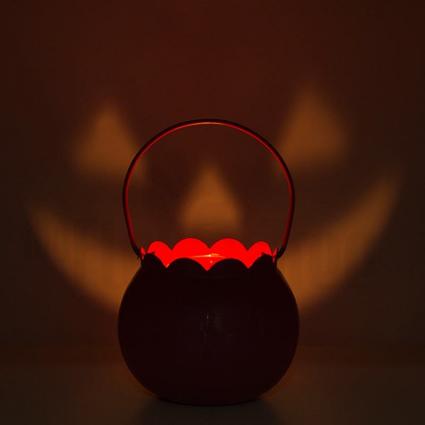 Halloween Bucket with Light Inside