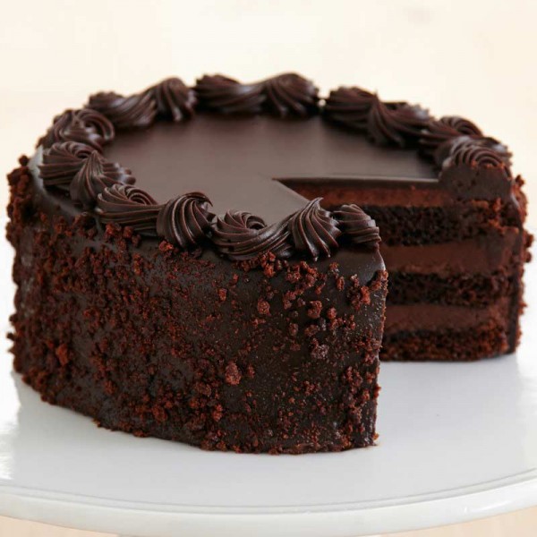 Round Chocolate Truffle 1 Kg - Cake