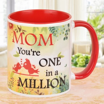 One In A Million Mom Printed Mug