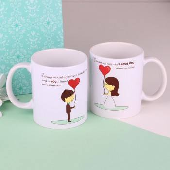 Printed Couple Mugs