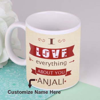 Love Quote Printed Personalised Coffee Mug