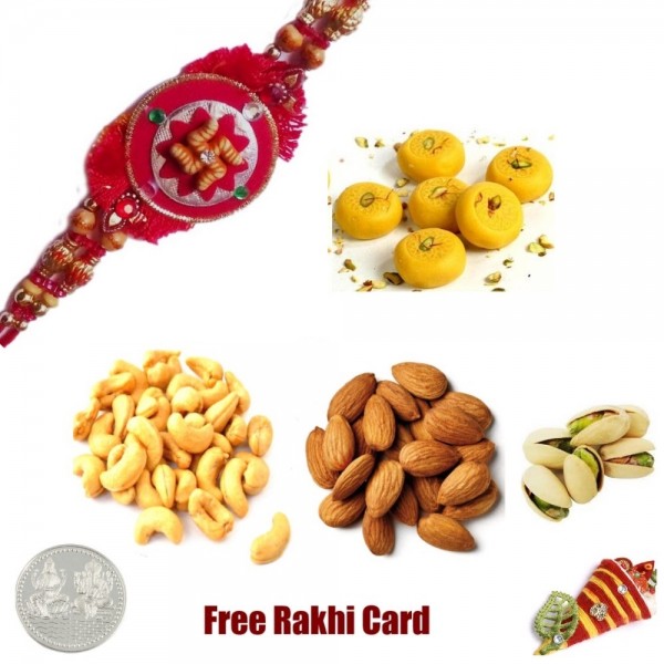 Kesar Peda with Assorted Dryfruits