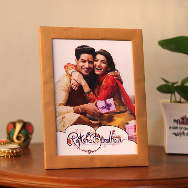 One Personalised Photo Frame for Rakhi