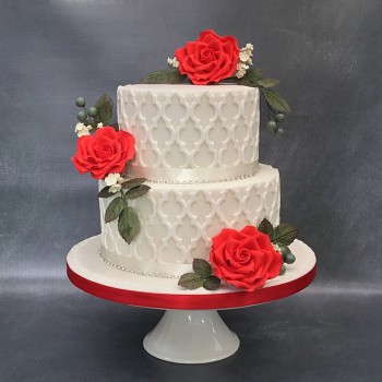 Ethereal Two-Tier Cake