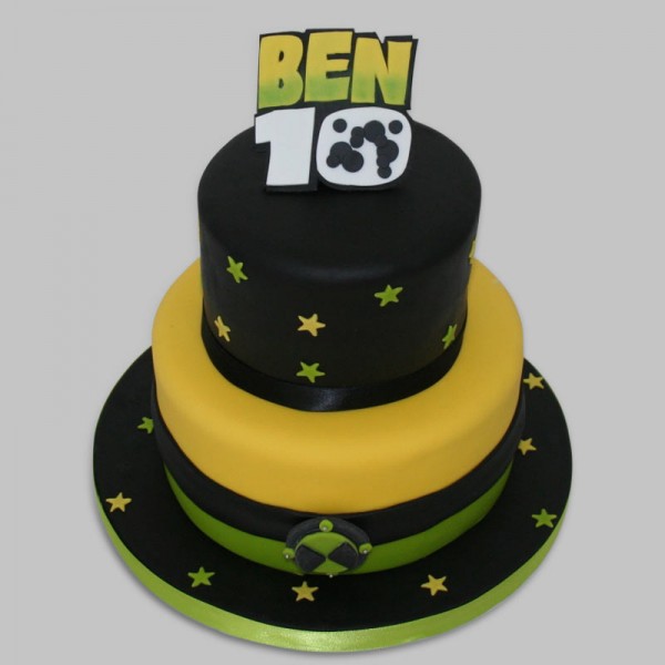 Ben 10 Theme Birthday Cake - Eluru