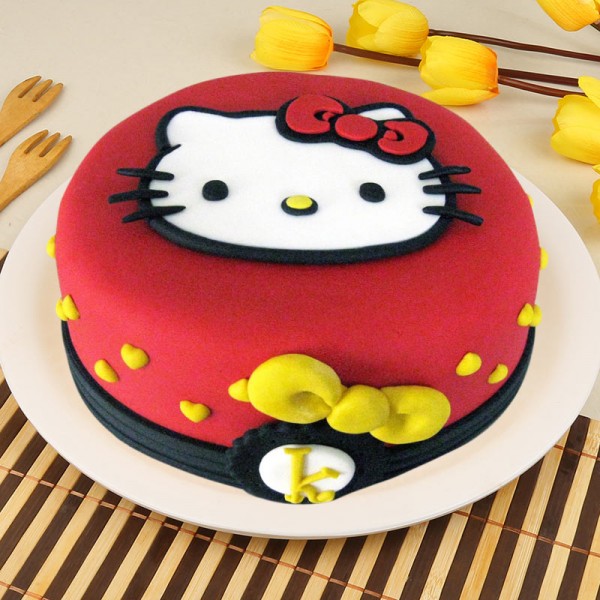 Buy Online Cute Hello Kitty Birthday Cake  Order For Quick Delivery   Order Now  Online Cake Delivery  The French Cake Company
