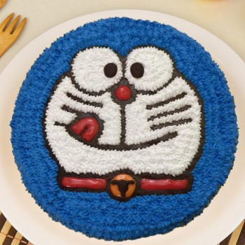 Creamy Doraemon Cake 