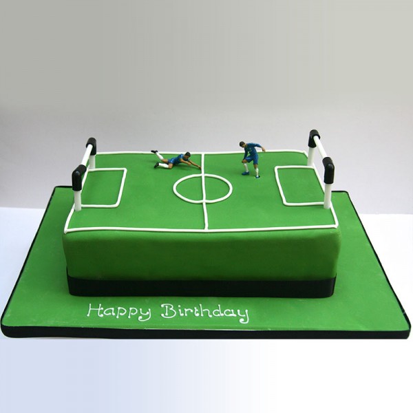 How To Make A Football Pitch Cake | Soccer Theme Cake | Football Pitch  Theme Cake | Football Theme - YouTube