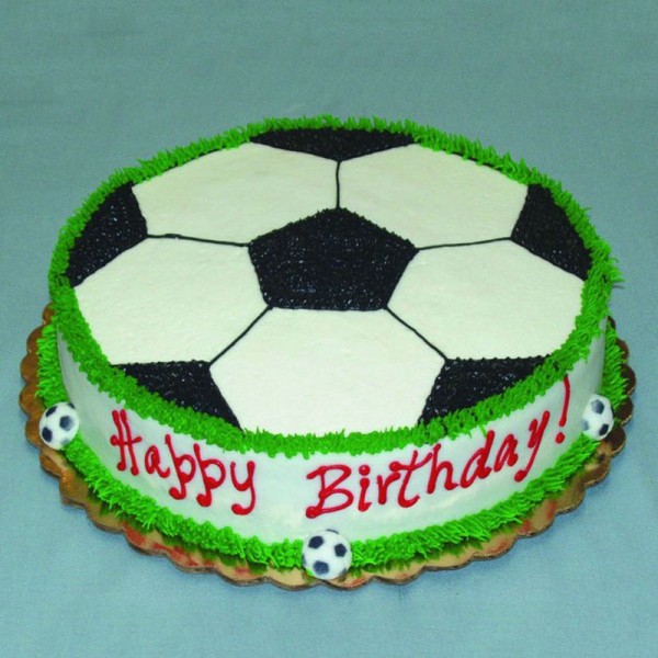 Football Cream Cake Myflowertree