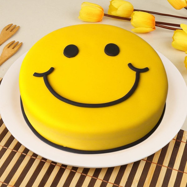 Smiley Face Sticker DIY Cake Kit by Charm City Cakes