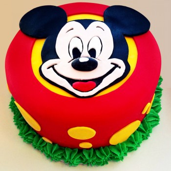 Easy Mickey Mouse Cake - Two Sisters