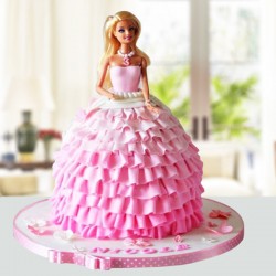 Send Barbie Cakes Online Barbie Cake Designs Myflowertree