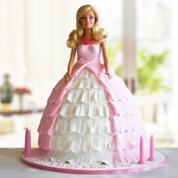 2 Kg Barbie Princess Vanilla Fondant Cake