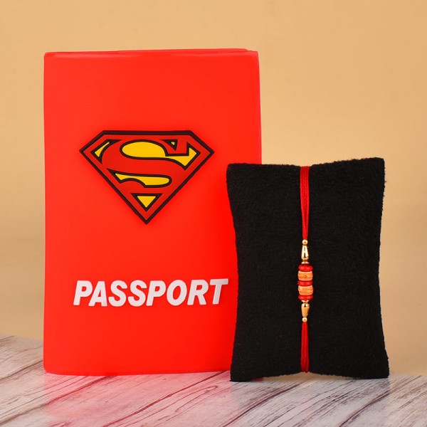 Rakhi N Superman Passport Holder