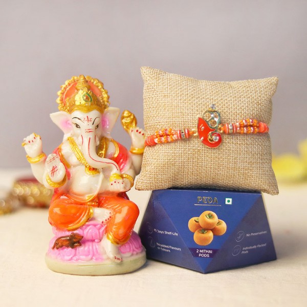 Ganpati and Rakhi with Sweets