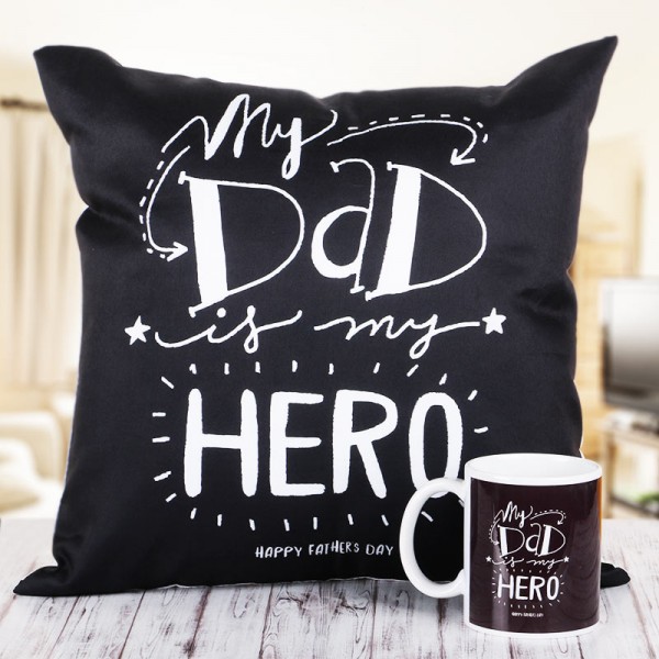 D is For Dad Cushion