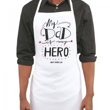 My Dad Hero Printed Apron 