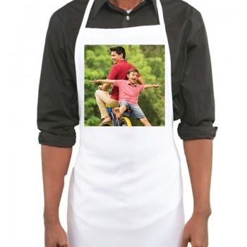 Personalised Photo Printed Apron for Father