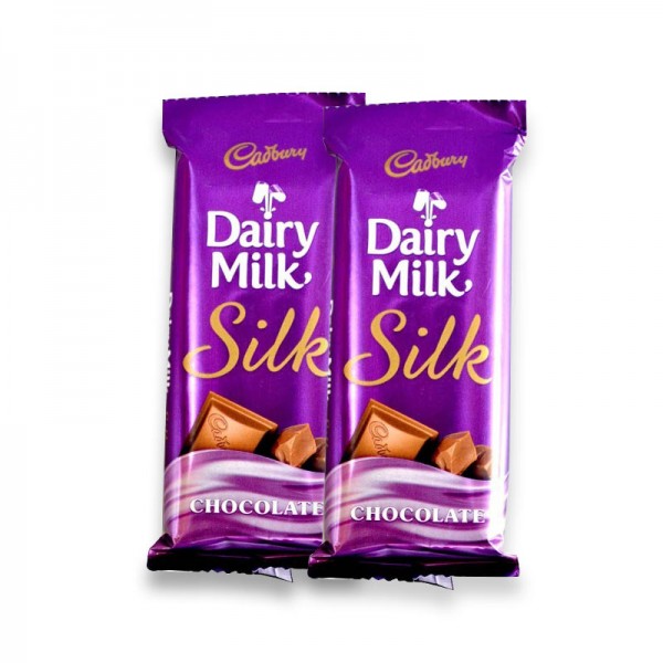 2 Cadbury Dairy Milk Silk 60gms