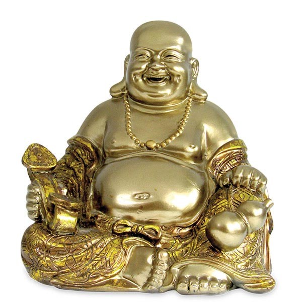 Exquisite Sitting Laughing Buddha Idol