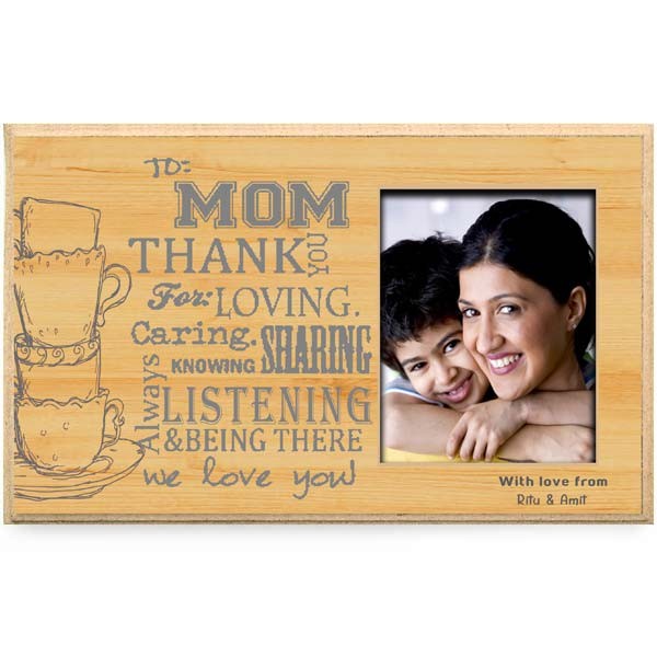 Thank You Mommy Personalised Plaque