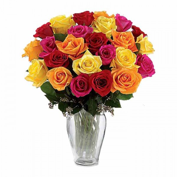 Two Dozen Assorted Roses