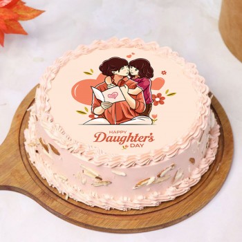 Strawberry Cake for Daughters Day