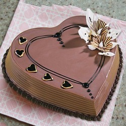 Heart Shaped Coffee Cake