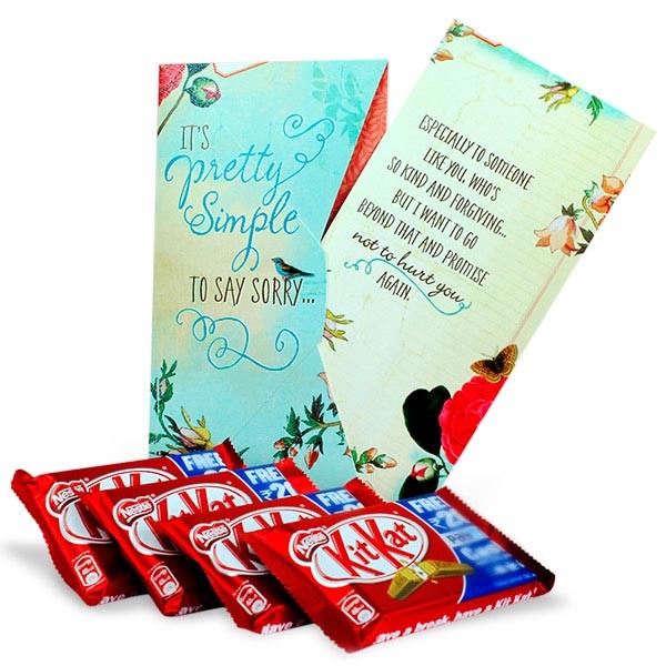Sorry Card and Chocolates Hamper