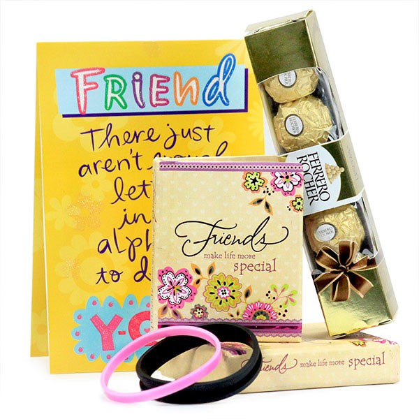 Friendship Quotation Book n Chocolates Hamper