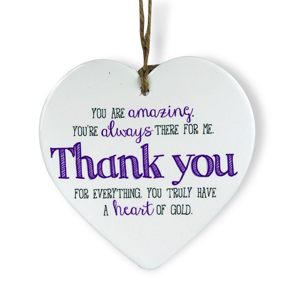 Thank You For Everything Heart Quotation