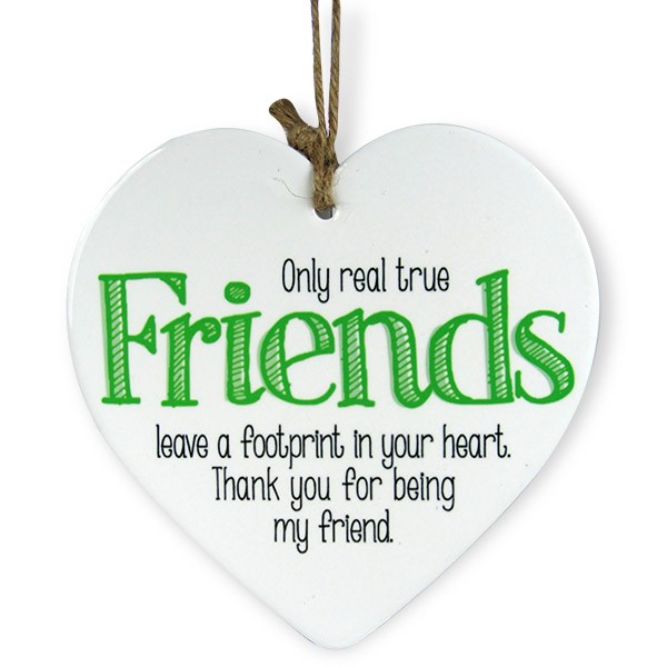 Thanks For Being My Friend Heart Quotation