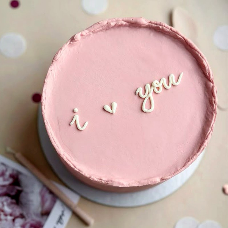 Sweet Love You Cream Cake