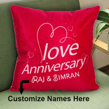 Anniversary Personalised Name Cushion