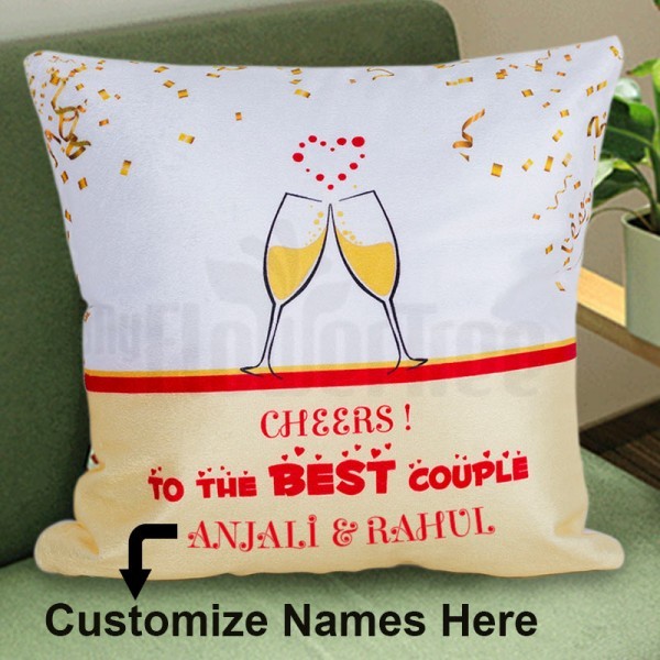 Personalised Cushion for Couple