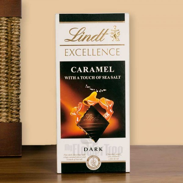 One Caramel Lindt Chocolate 100 gm
