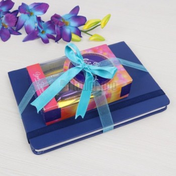 Blue Diary with Small Celebration Pack