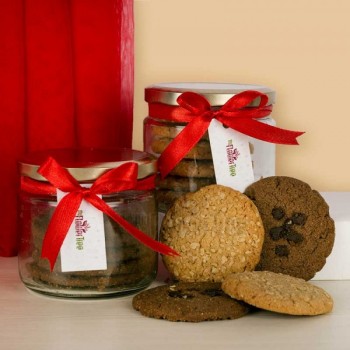 Jar of Mixed Cookies