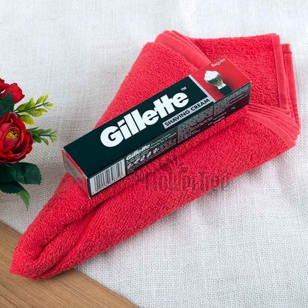 Face Towel with Gillete Face Wash