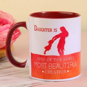 Printed Coffee Mug for Daughter