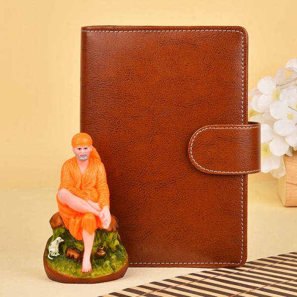 Sai Baba Idol N Organiser Gift Set