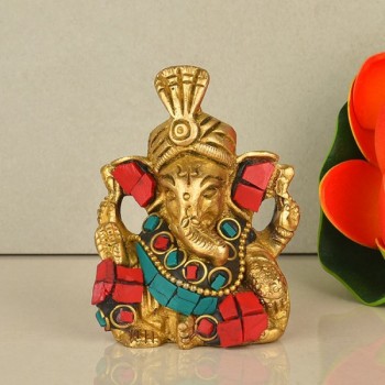 Small Metal Ganesha