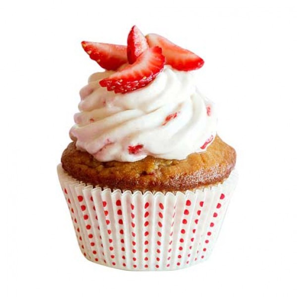 Strawberry Cup Cakes 4 pcs