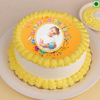 1 Kg Eggless Photo Printed Cake