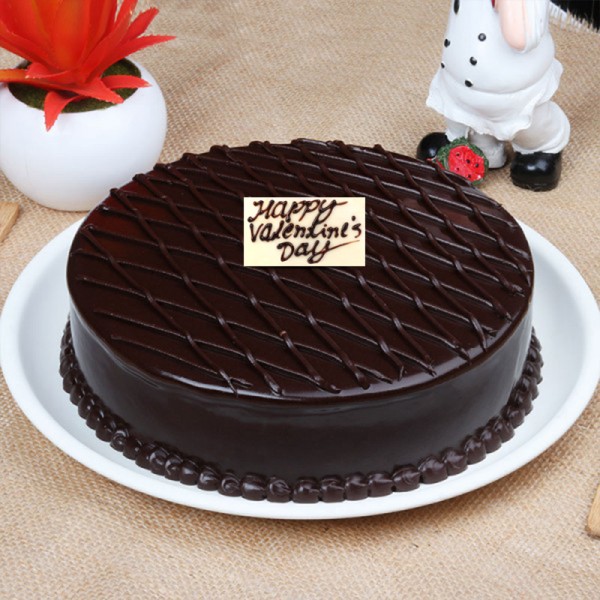 Buy Valentines Day Special Chocolate Truffle Cake - Premium, Eggless Online  at Best Price of Rs null - bigbasket